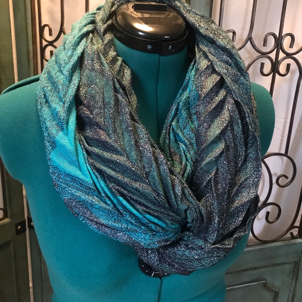 Turquoise blue Scarf